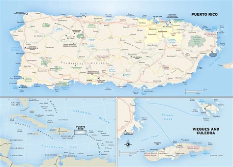 map of puerto rico with cities|Reference Maps of Puerto Rico .